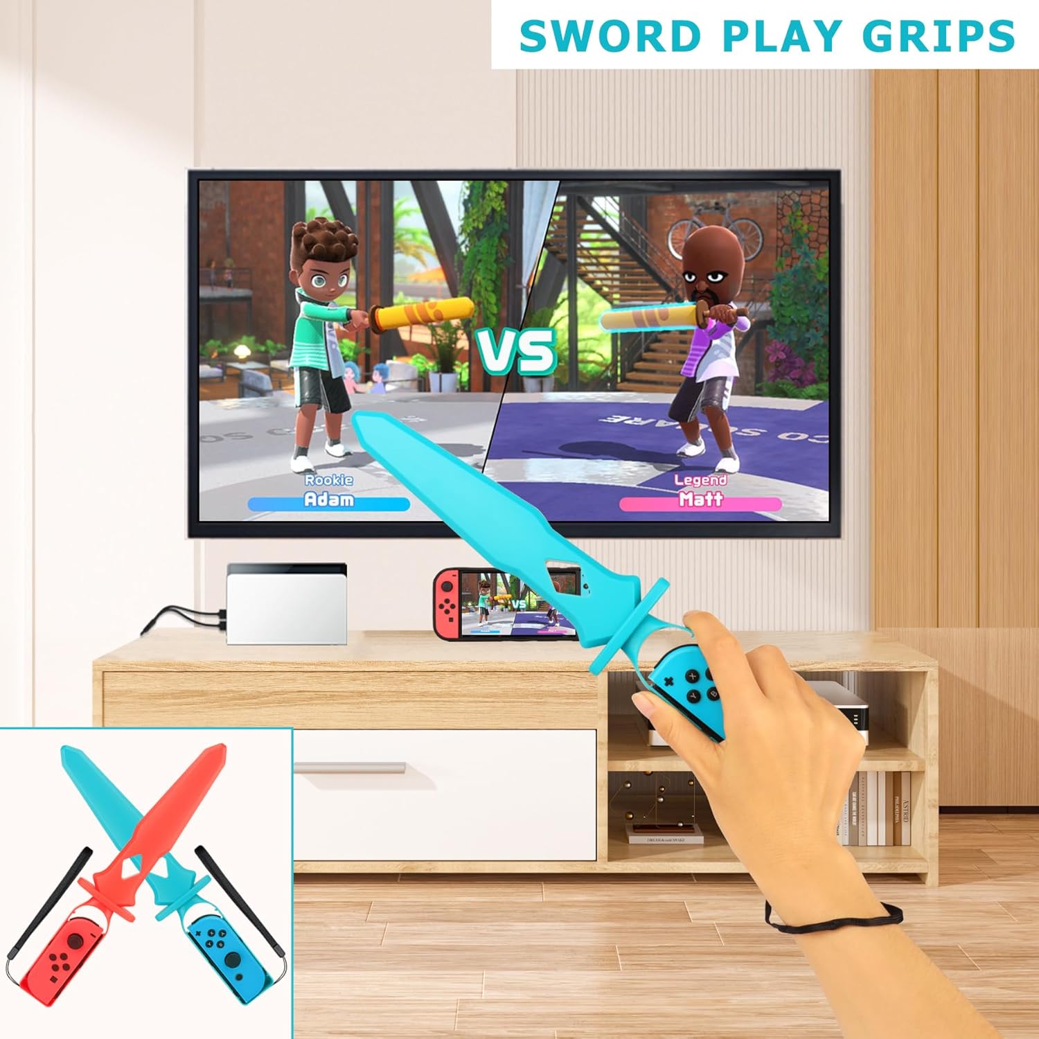 pack de 24 accesorios deportivos para nintendo switch oled con bolso raquetas y volantes para jugar en chile