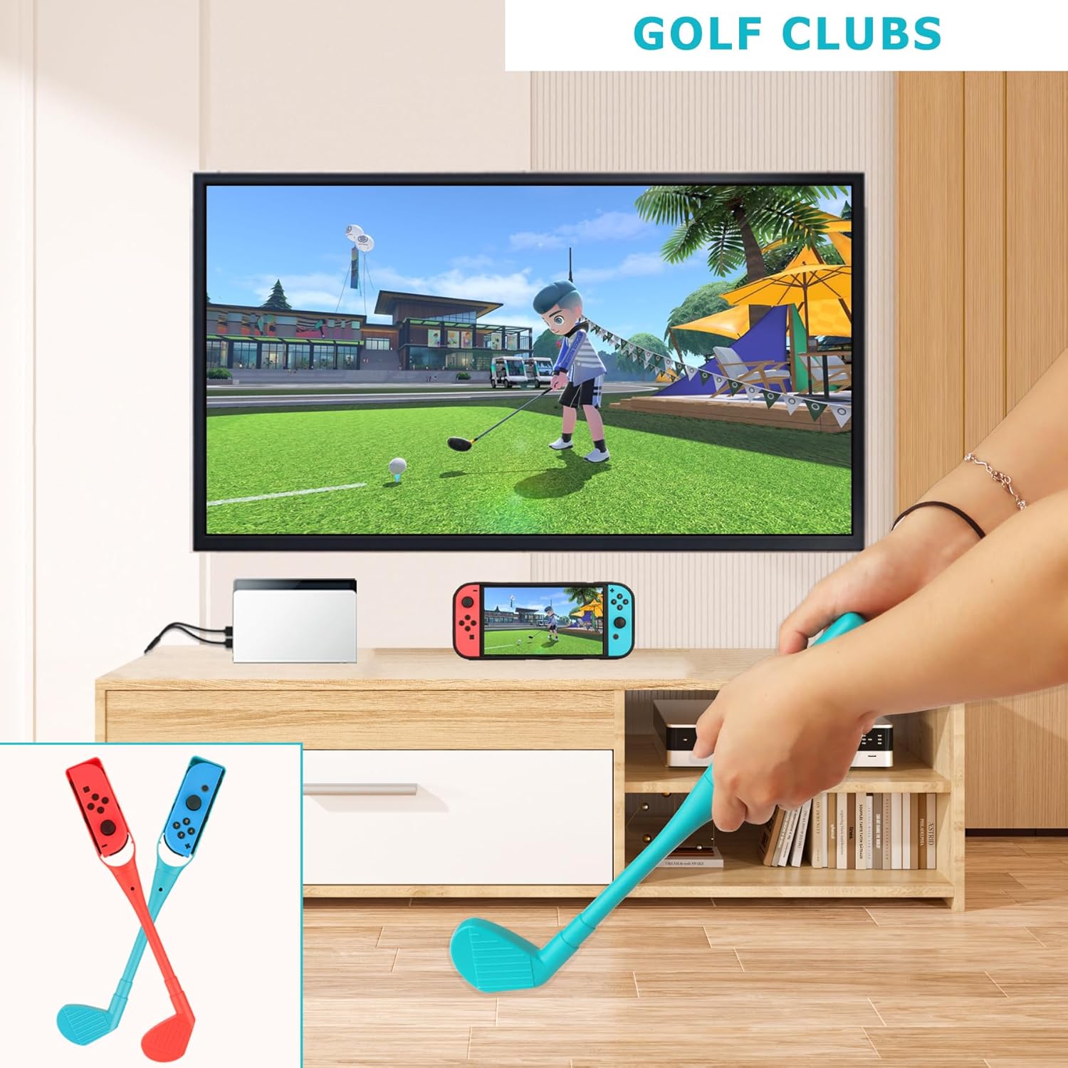 pack de 24 accesorios deportivos para nintendo switch oled con bolso raquetas y volantes para jugar en chile