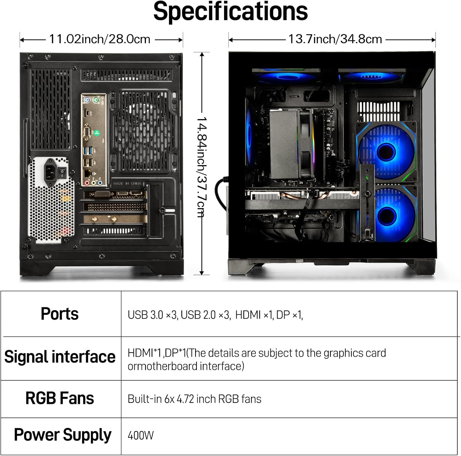 pc gamer ryzen 5 5500 rtx 3050 16gb 512gb ssd ideal para jugar en chile