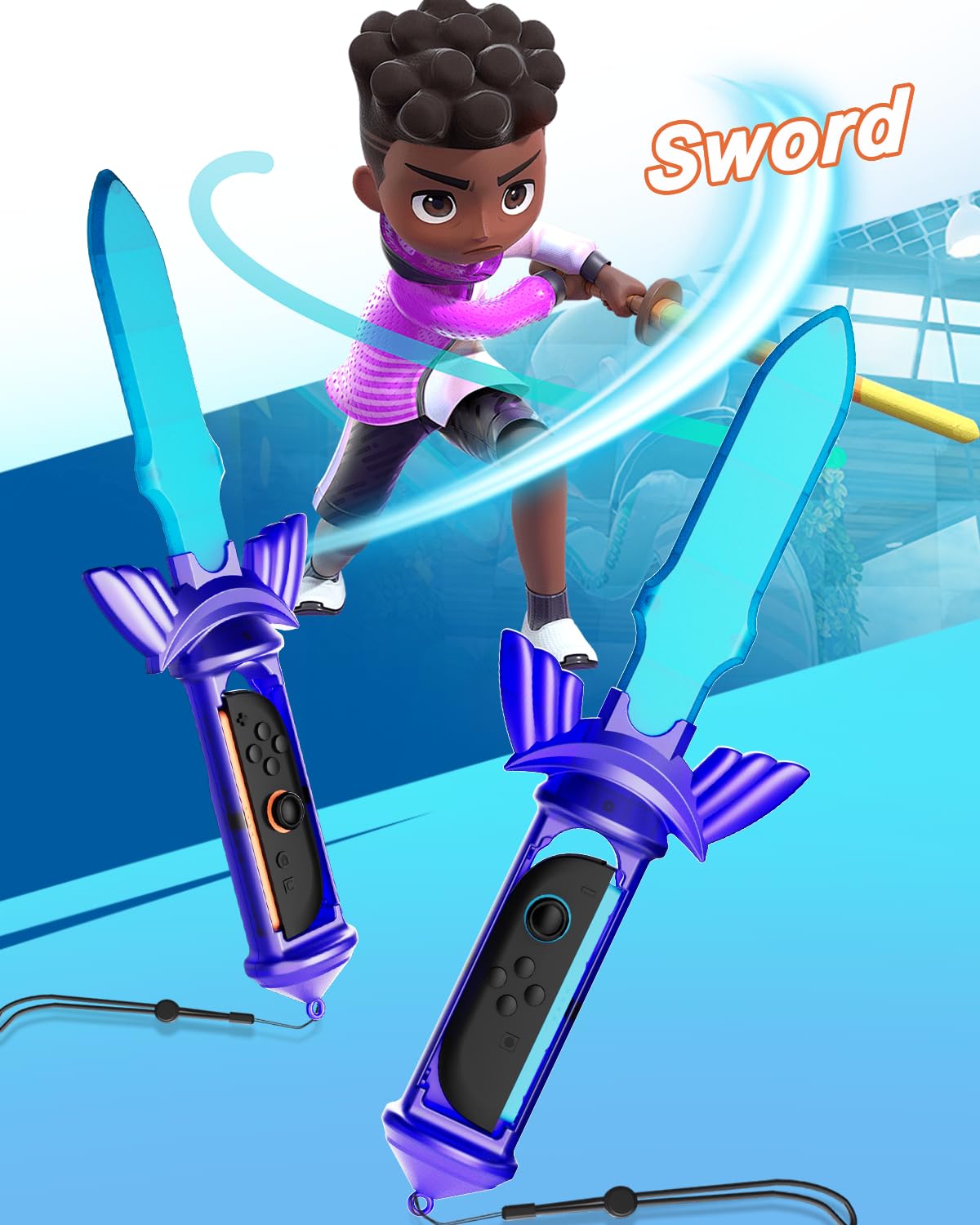 Kit deportivo 12 en 1 para la nueva consola Nintendo Switch 2 incluye espadas raquetas y palos de golf para jugar en familia