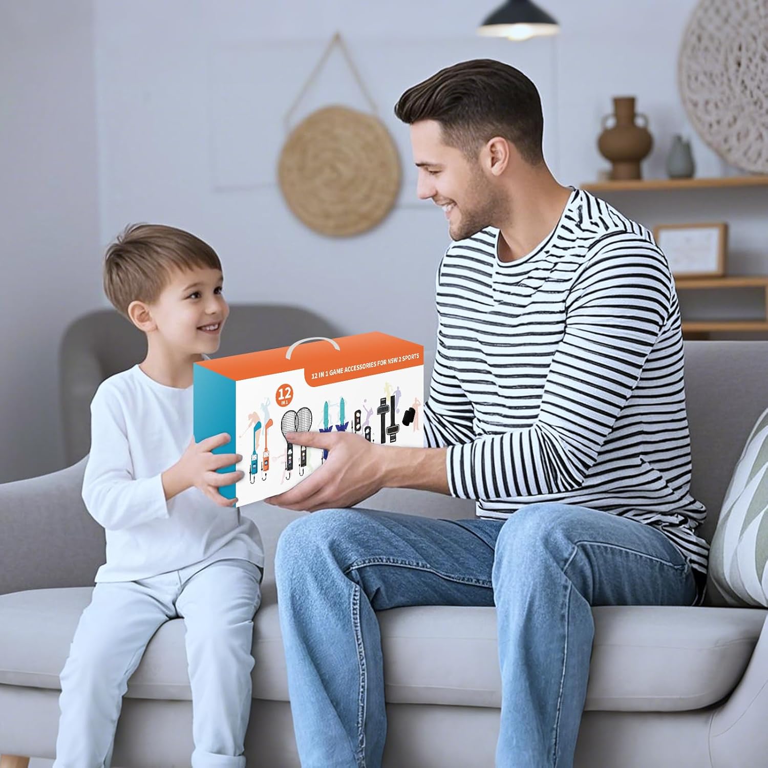 Kit deportivo 12 en 1 para la nueva consola Nintendo Switch 2 incluye espadas raquetas y palos de golf para jugar en familia