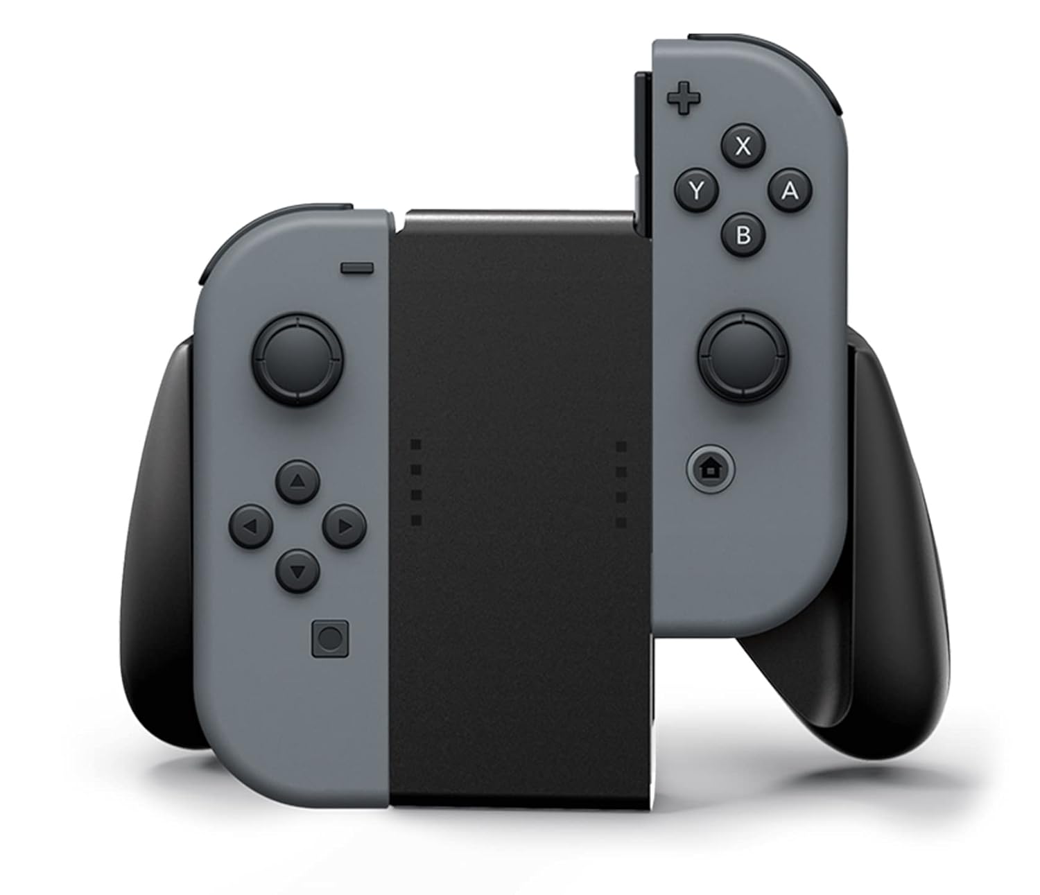 Soporte agarre PowerA color negro para controles joycon de Nintendo Switch con goma ergonomica