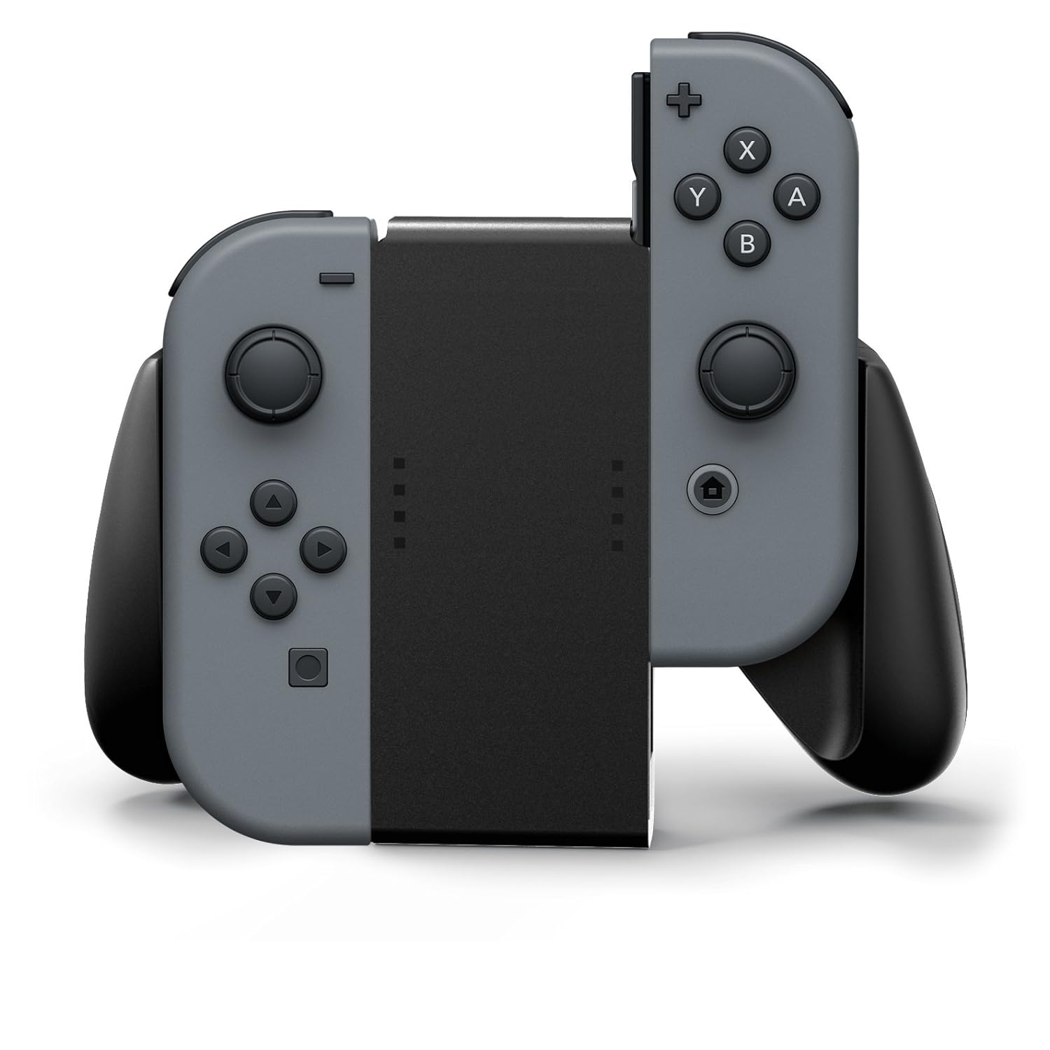 Soporte agarre PowerA color negro para controles joycon de Nintendo Switch con goma ergonomica