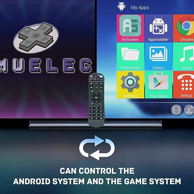 consola retro tv box super console x2 pro 2025 con 100000 juegos y android 9 ideal para jugar en chile