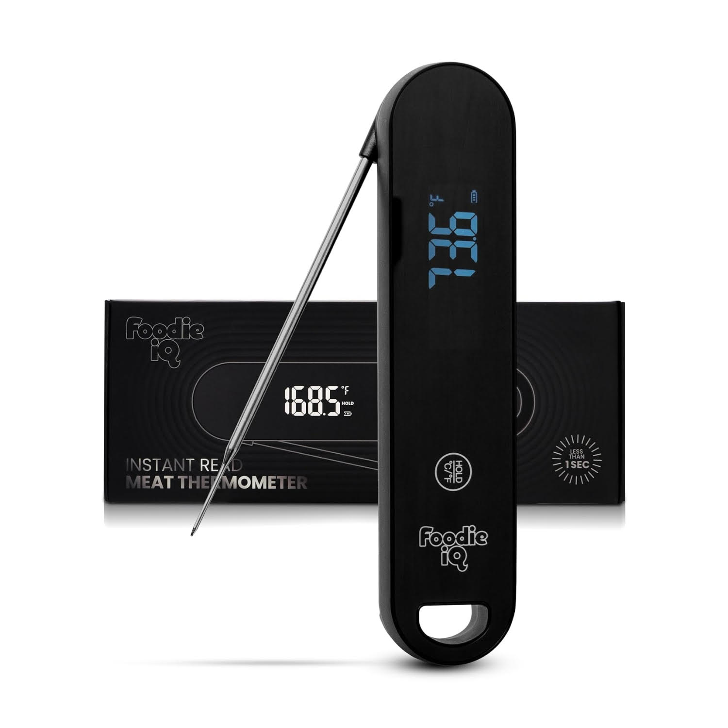 termometro digital de cocina para carnes y asados foodie iq magnetico y resistente al agua en chile