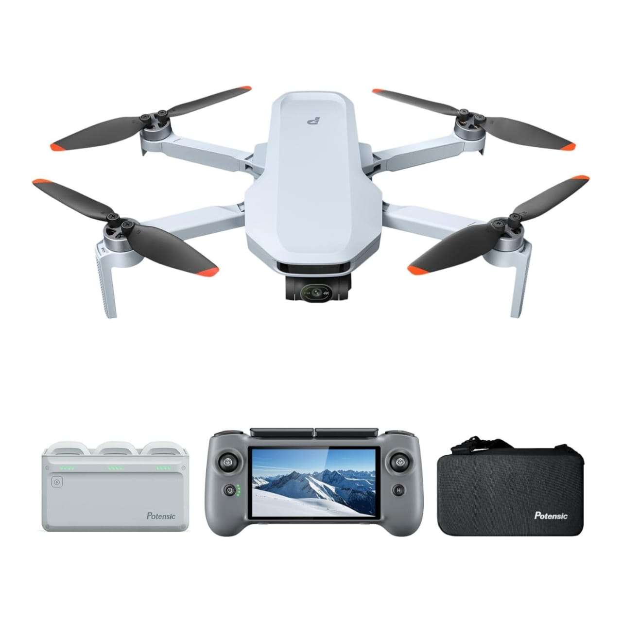 dron atom 2 combo pantalla 14 centimetros grabacion 4k 96 minutos vuelo ideal para chile