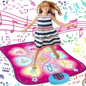 tapete de baile alfombra musical sunlin con luces led 3 niveles de dificultad y medidas de 90x93 centimetros ideal para chile