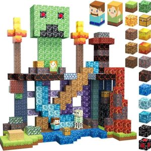 set de 160 bloques magneticos aidyvoi de 2.54 centimetros juguete educativo stem para construccion infantil ideal para chile