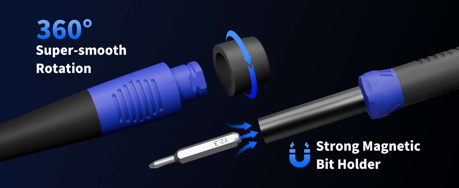 juego destornilladores precision 64 en 1 kit reparacion electronica pc celular magnetico ideal para chile