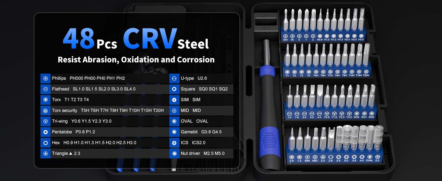 juego destornilladores precision 64 en 1 kit reparacion electronica pc celular magnetico ideal para chile