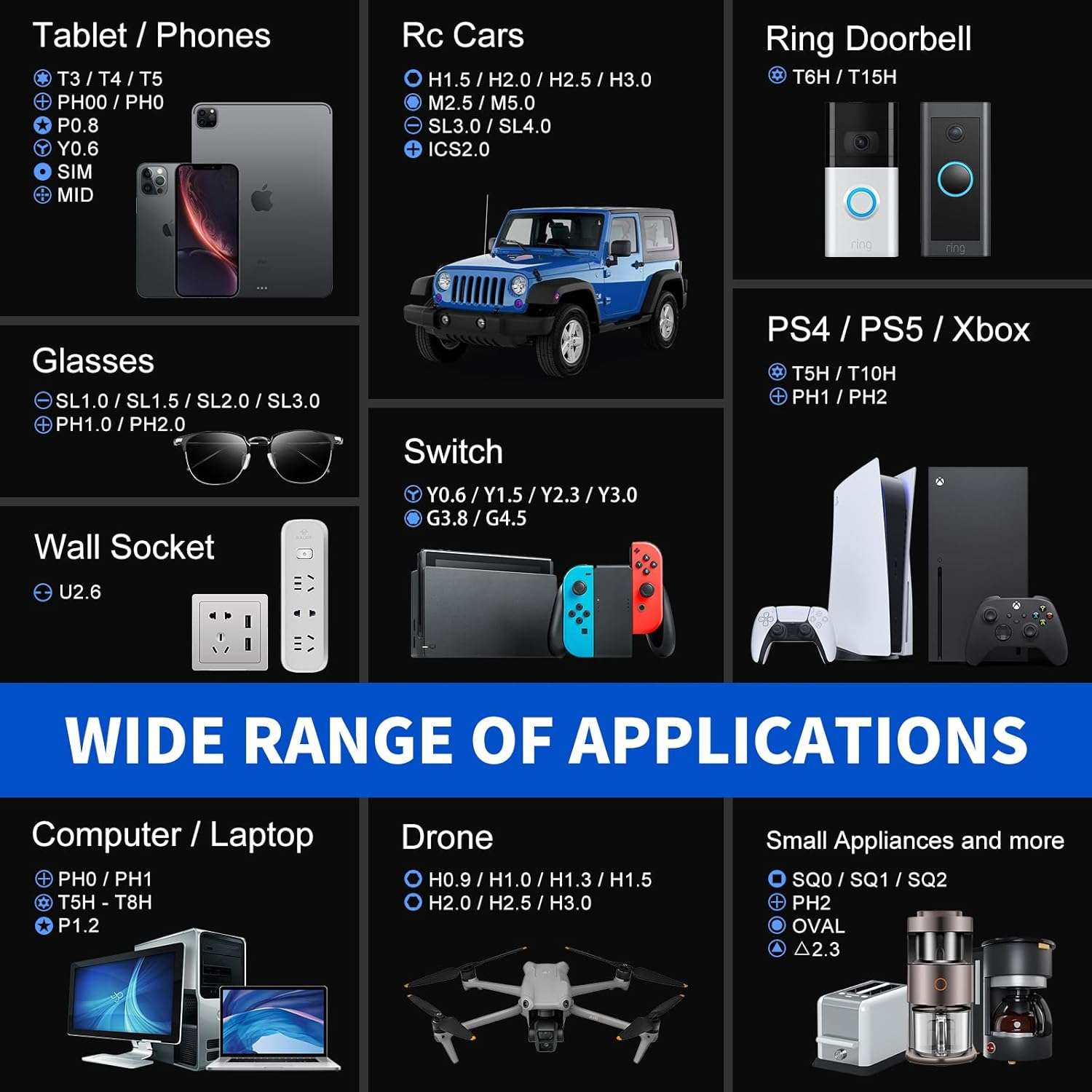 juego destornilladores precision 64 en 1 kit reparacion electronica pc celular magnetico ideal para chile