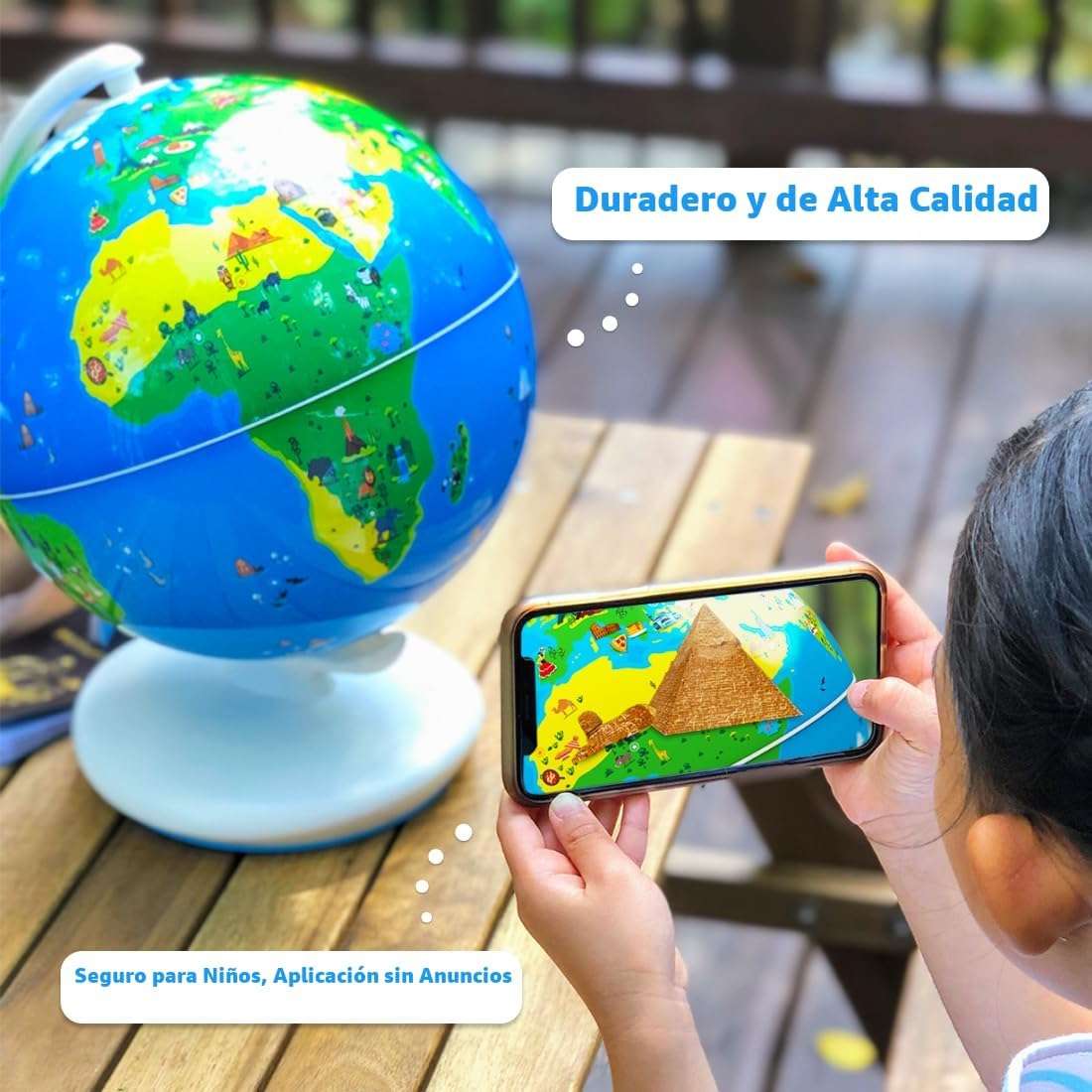 globo terraqueo interactivo realidad aumentada shifu orboot 25 centimetros aplicacion educativa ideal para chile