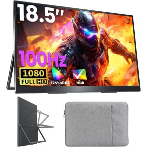 monitor portatil upperizon aluminio 47 centimetros 18 pulgadas fhd 100hz ips usb tipo c ideal para chile