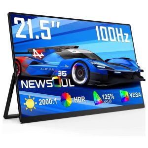 monitor portatil newsoul qled 55 centimetros 100 hercios hdmi usb tipo c ideal para chile