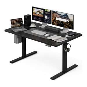 escritorio electrico grandder de 119.38 por 81.28 centimetros con altura ajustable motor silencioso y ruedas bloqueables ideal para teletrabajo en chile