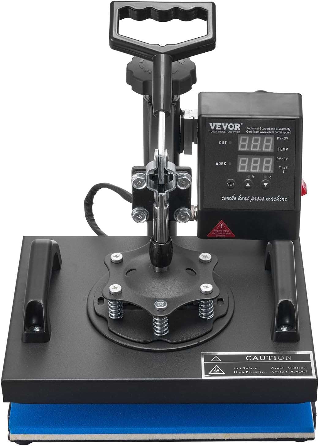 maquina estampadora termica vevor de 30.48 por 25.4 centimetros para sublimacion de poleras en chile
