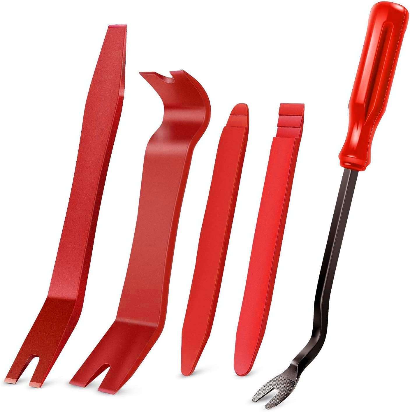 kit de cinco herramientas de nylon para desmontaje de molduras y paneles de vehiculos ideal para chile