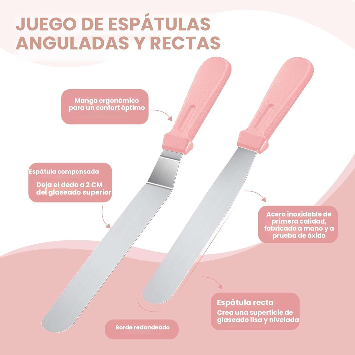 kit de reposteria boyun de 137 piezas con base giratoria de 27.94 centimetros 64 boquillas y espatulas ideal para chile