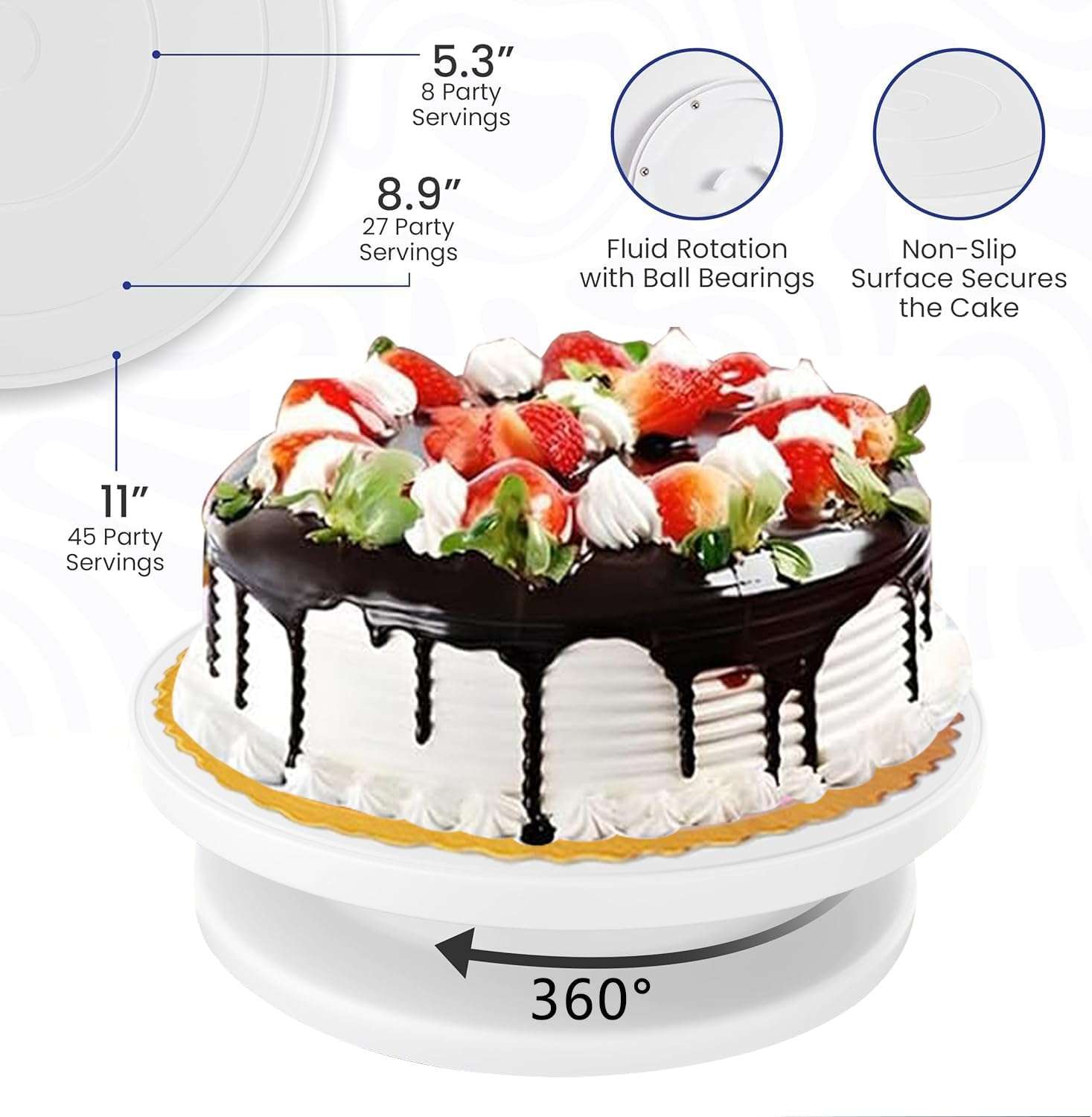 kit de reposteria de 540 piezas con moldes de 10.16 centimetros 17.78 centimetros 22.86 centimetros y 25.4 centimetros ideal para chile