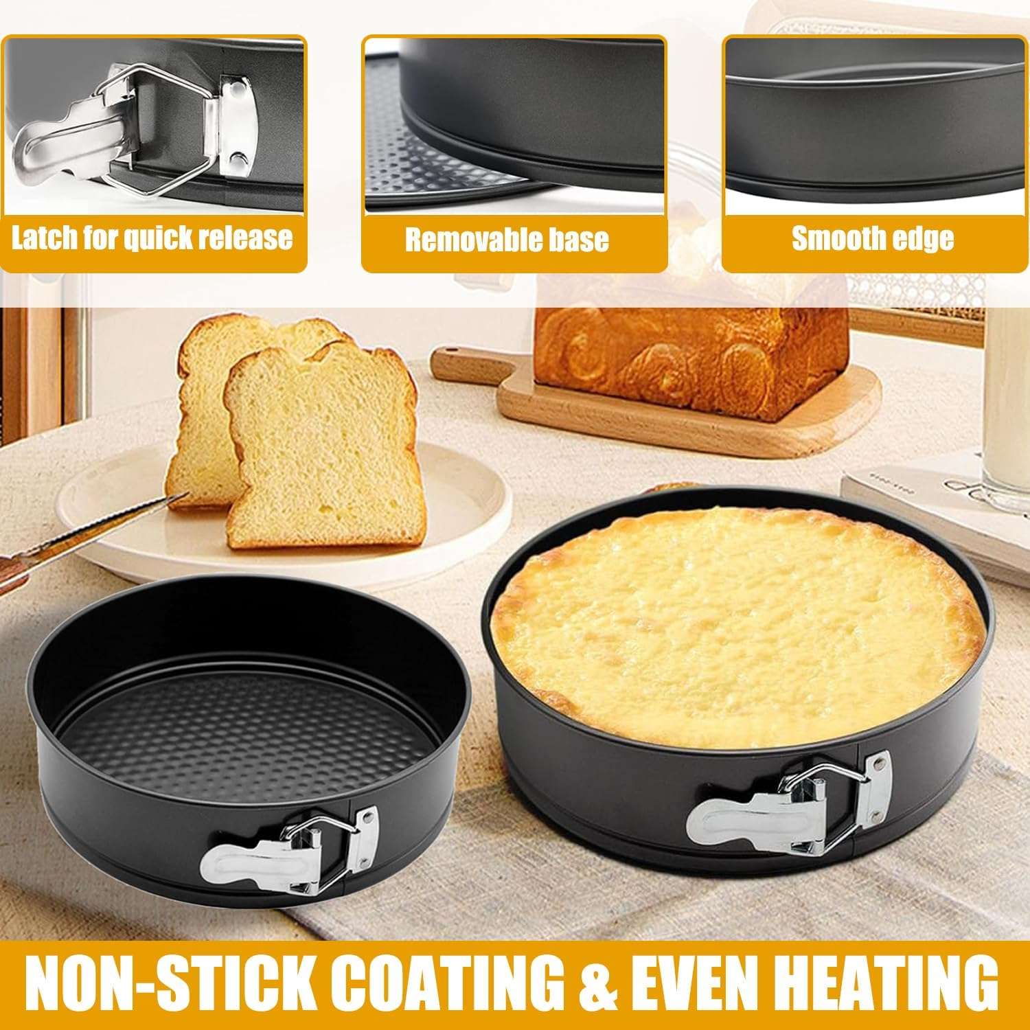 kit de reposteria de 540 piezas con moldes de 10.16 centimetros 17.78 centimetros 22.86 centimetros y 25.4 centimetros ideal para chile