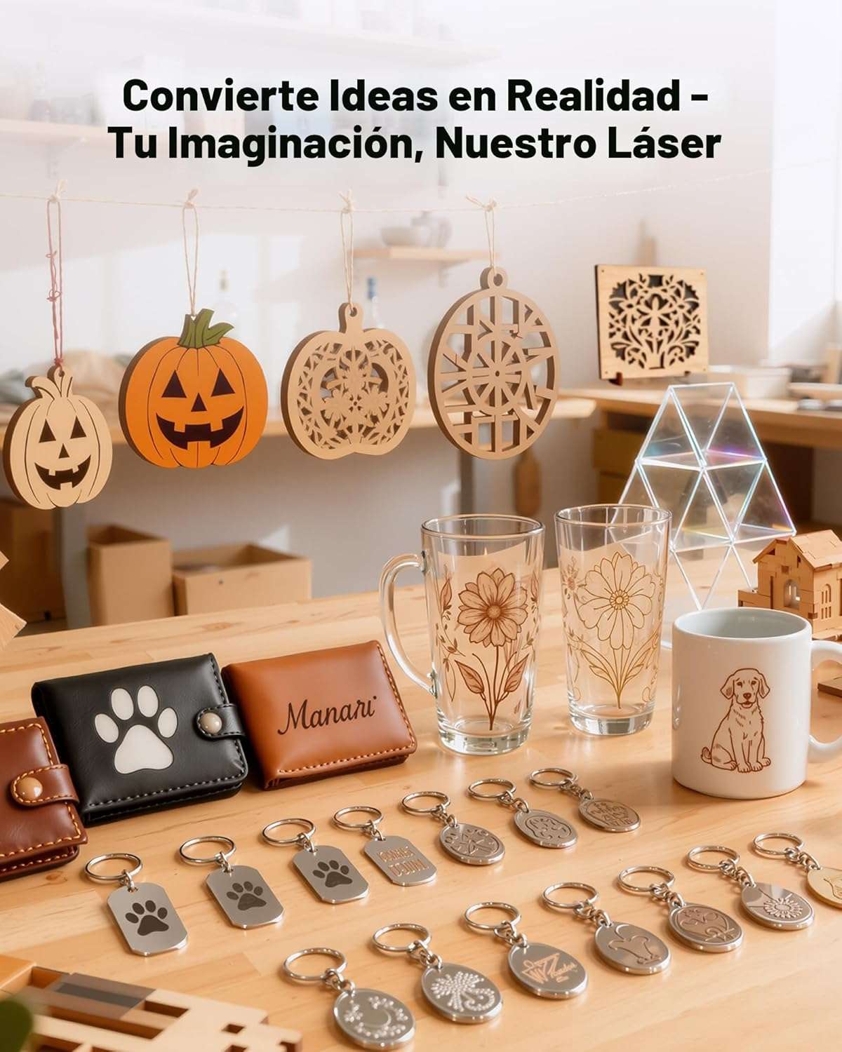 grabadora y cortadora laser acmer s1 de 6000 milivatios con area de trabajo de 13 por 13 centimetros ideal para personalizar productos en chile