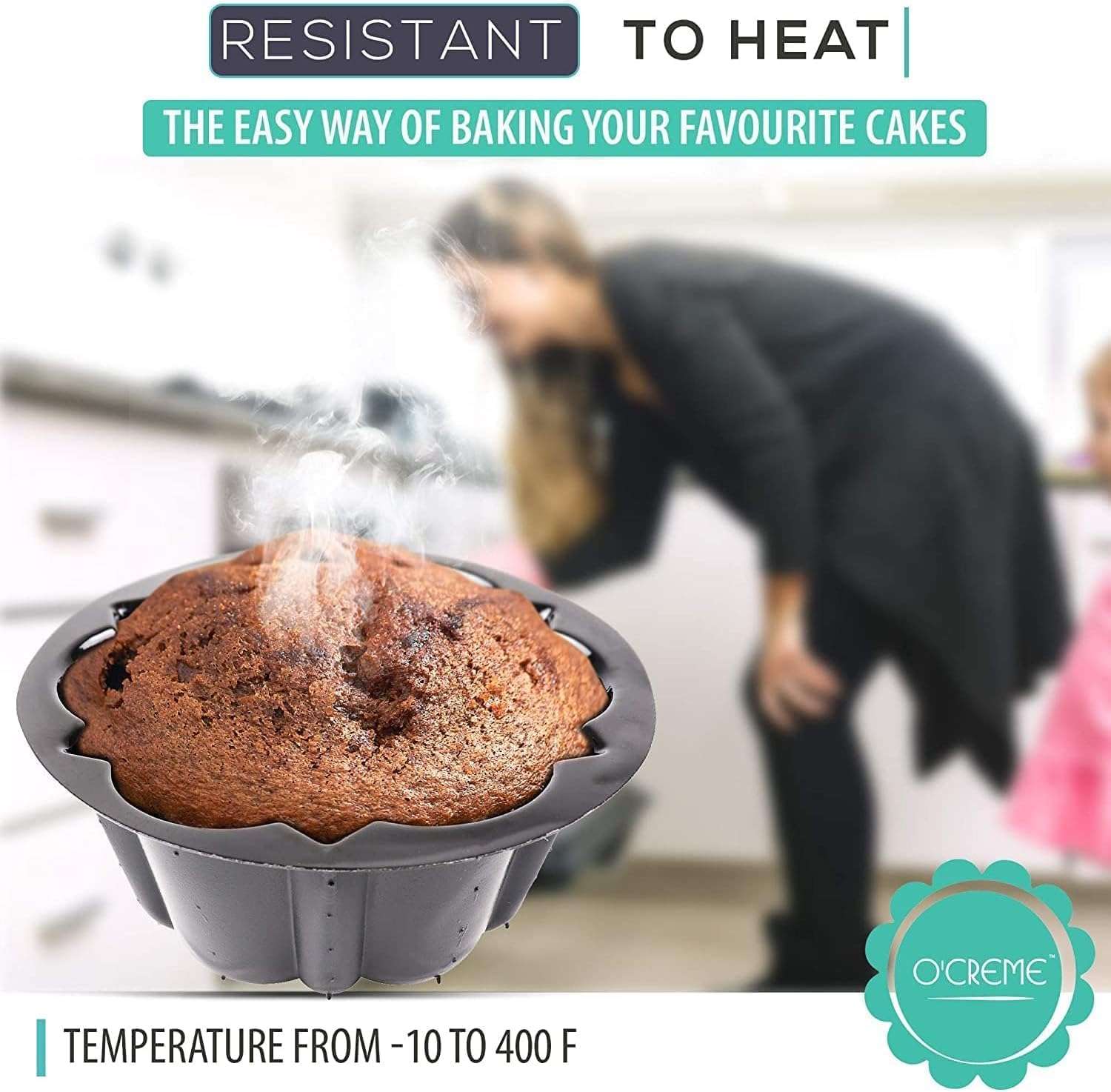 paquete de 25 mini moldes de plastico horneable para flan marca ocreme con silicona antiadherente ideal para chile