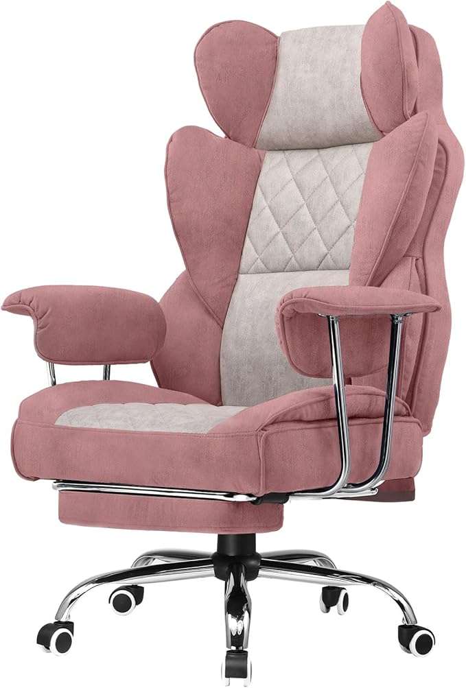 silla gamer gtplayer ergonomica con soporte lumbar de muelles reposapies ajustable y reclinacion de 135 grados ideal para chile