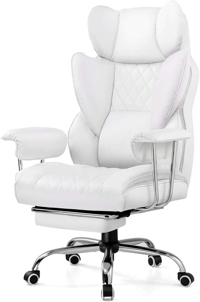 silla gamer gtplayer ergonomica con soporte lumbar de muelles reposapies ajustable y reclinacion de 135 grados ideal para chile