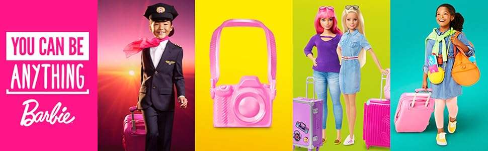 avión de barbie dreamplane con accesorios, cachorro y asientos reclinables