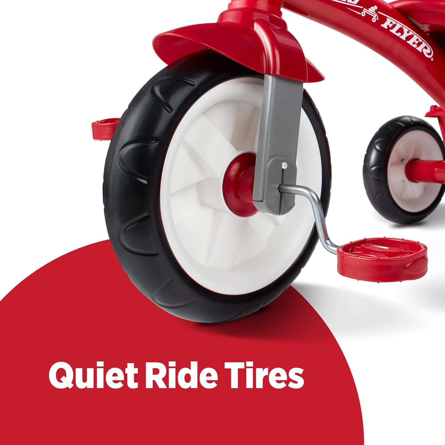 triciclo rojo clásico Radio Flyer Red Rider con asiento ajustable para niños
