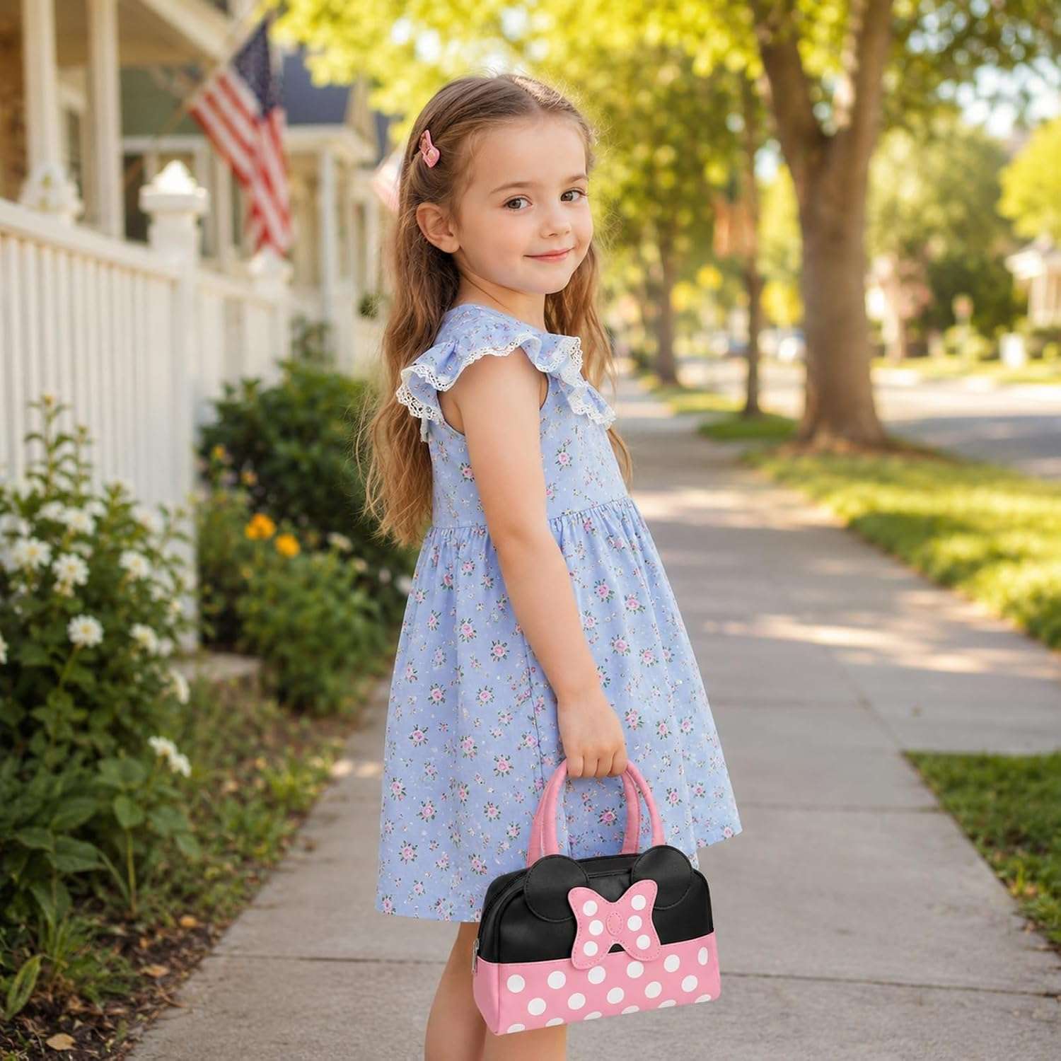bolso de juguete para niñas con maquillaje falso, teléfono con sonido y accesorios