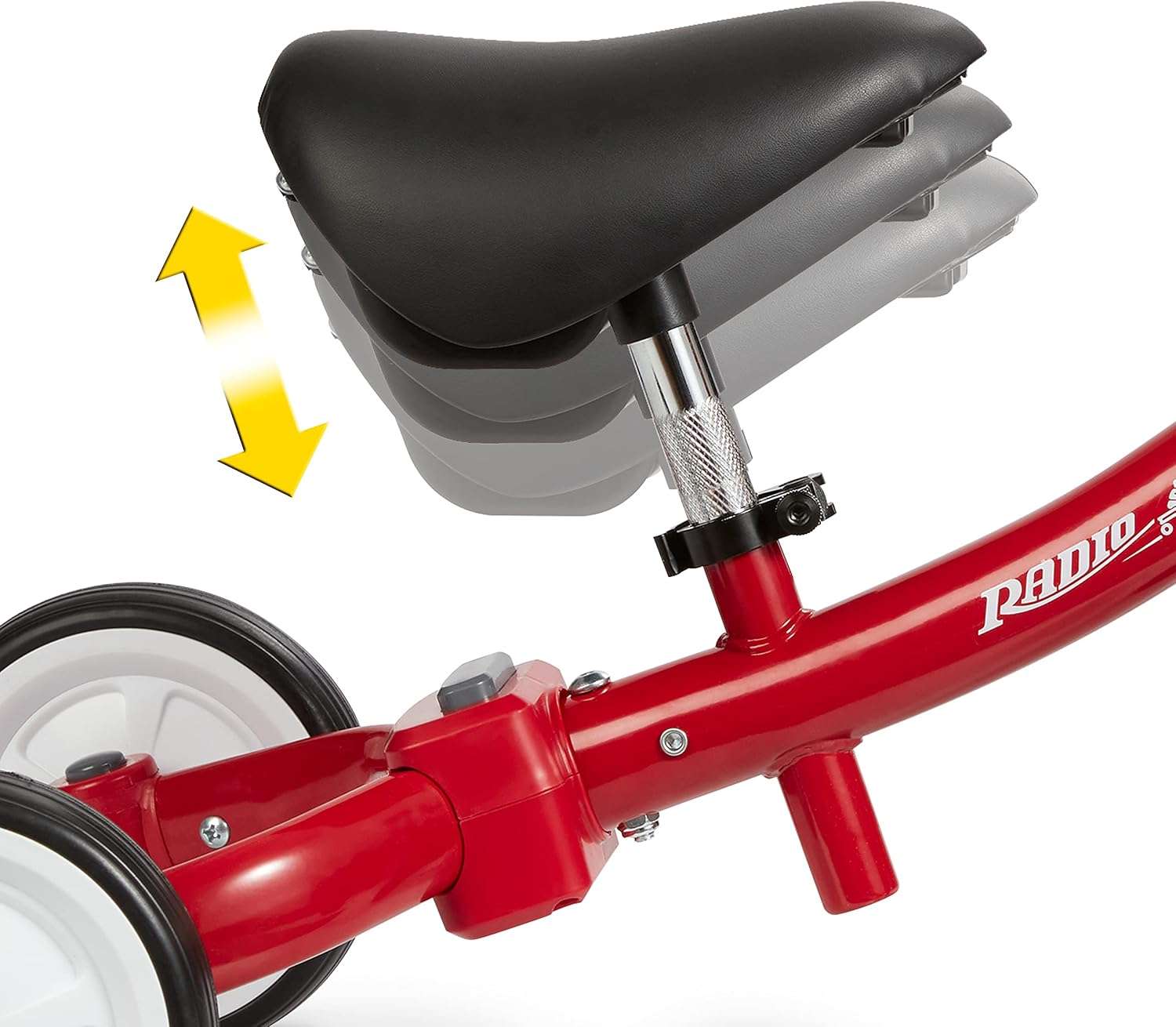 triciclo y bicicleta de equilibrio 3 en 1 Radio Flyer con asiento acolchado