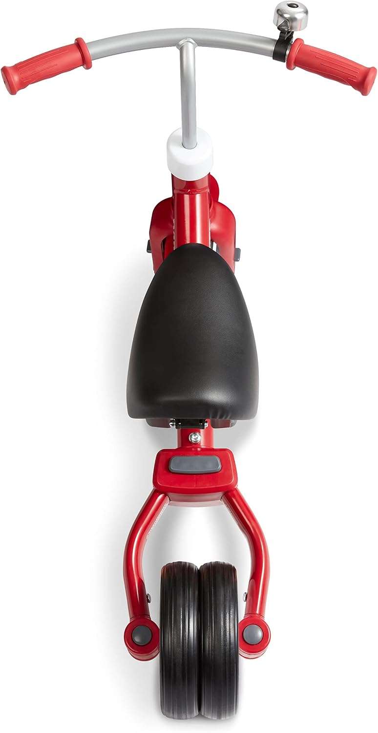triciclo y bicicleta de equilibrio 3 en 1 Radio Flyer con asiento acolchado