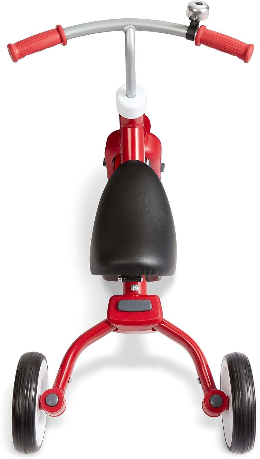 triciclo y bicicleta de equilibrio 3 en 1 Radio Flyer con asiento acolchado