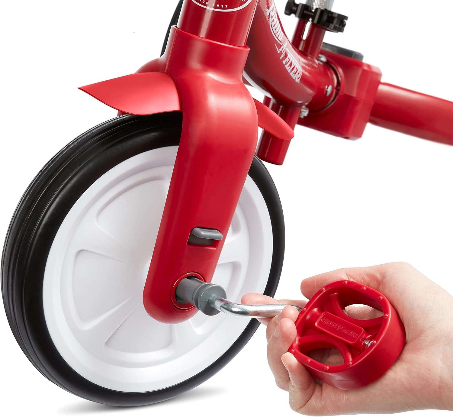 triciclo y bicicleta de equilibrio 3 en 1 Radio Flyer con asiento acolchado