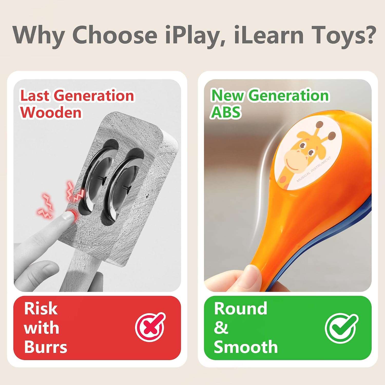 set de instrumentos musicales y batería de juguete con maracas, flauta y pandereta para niños